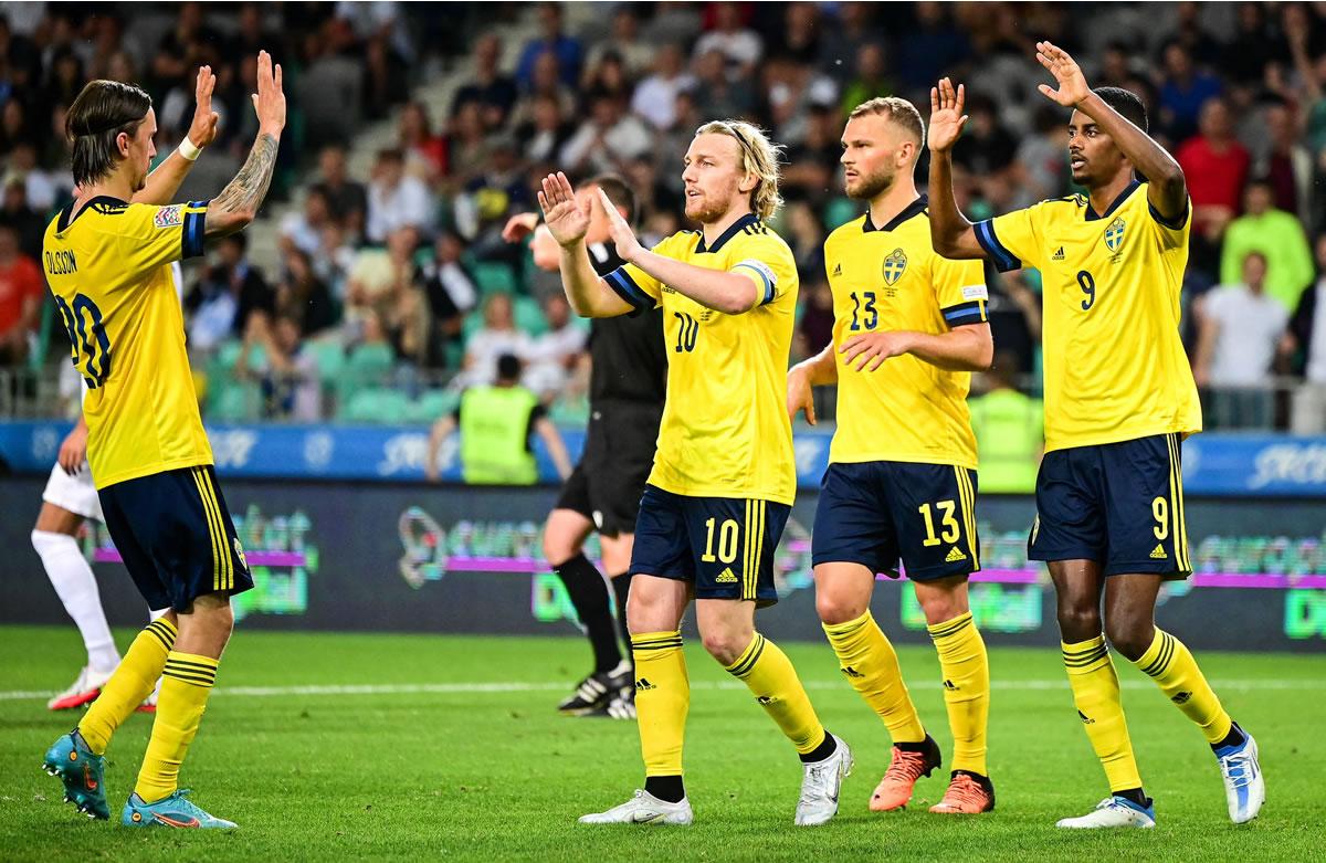 Suecia ganó a domicilio a Eslovenia en el arranque de la UEFA Nations League.