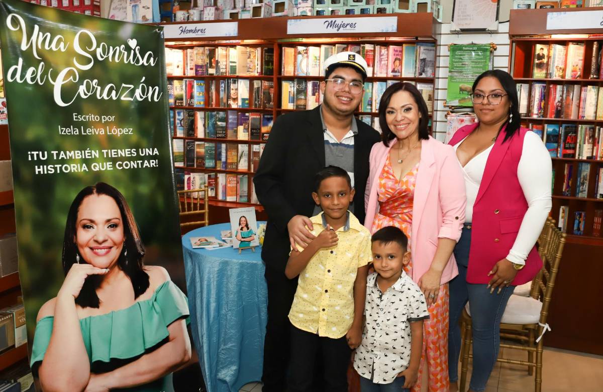 Esteban Melgar, Eithan Sánchez, Izela Leiva, Abdiel Sánchez y Melanie Leiva