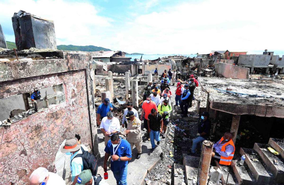 Edificios verticales, la solución para los afectados en Guanaja