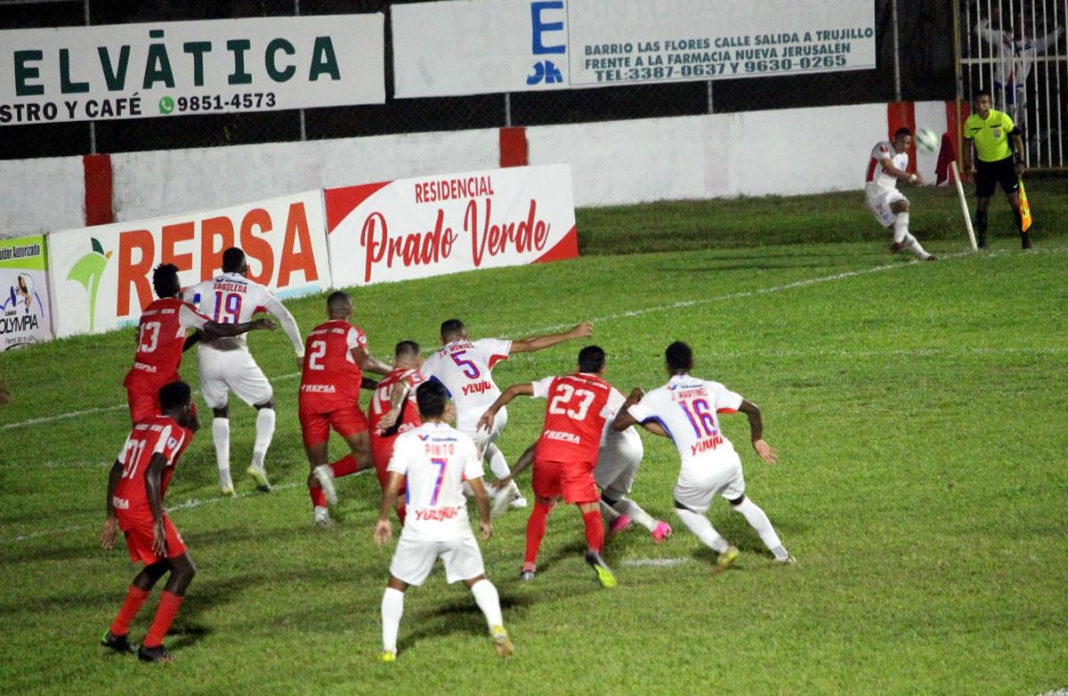 Fue el octavo empate entre ambos clubes de 22 partidos solamente en Tocoa.