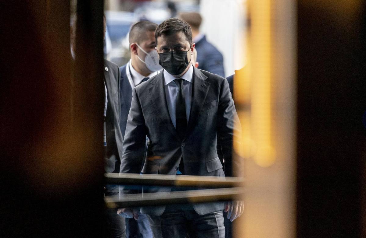 El presidente de Ucrania,Volodymyr Zelensky.