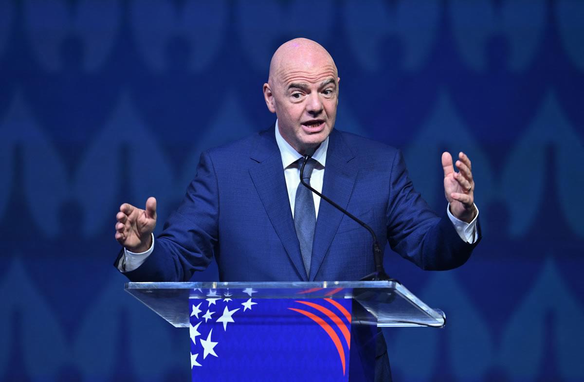 Gianni Infantino, presidente de la FIFA.
