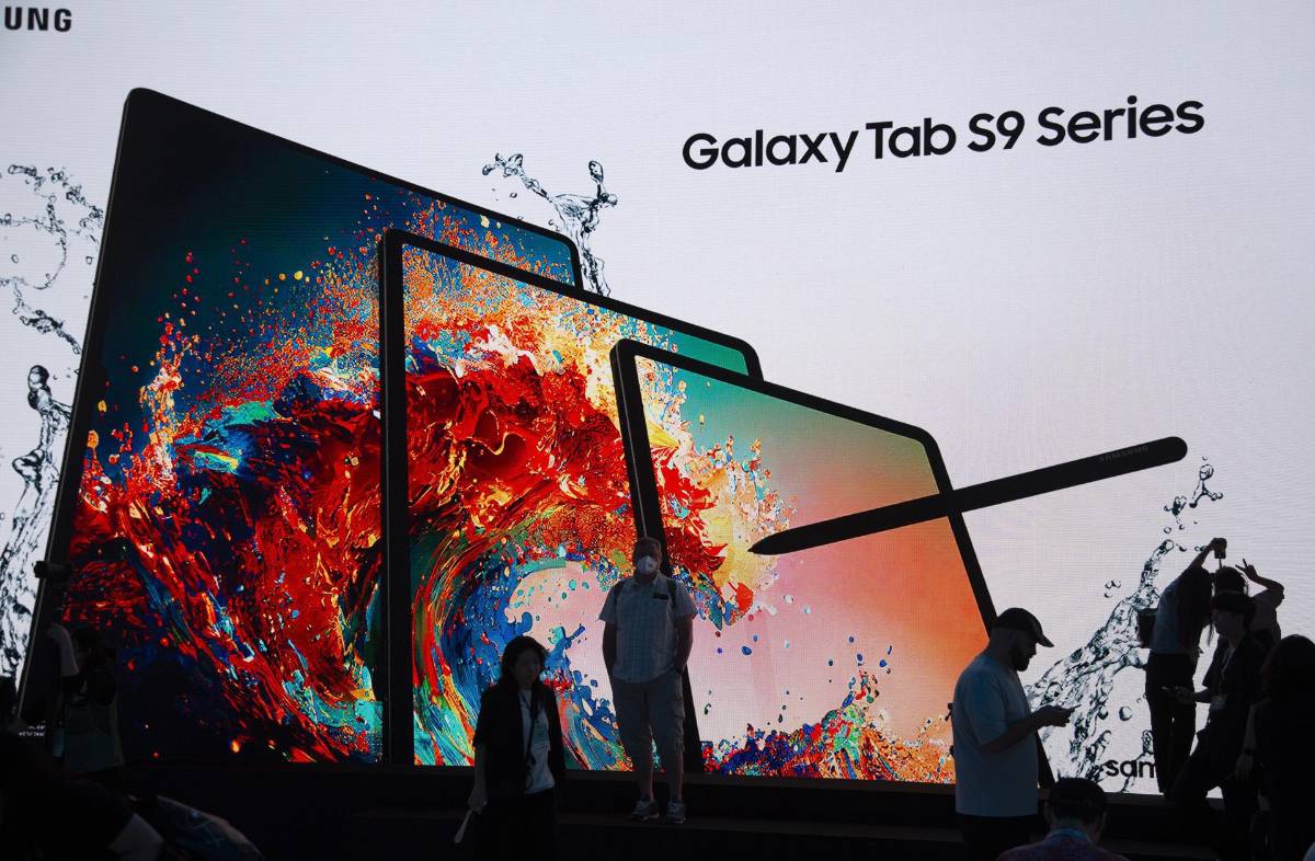 El evento también sirvió para presentar los relojes de la Galaxy Watch 6 series y su tableta Galaxy Tab S9.