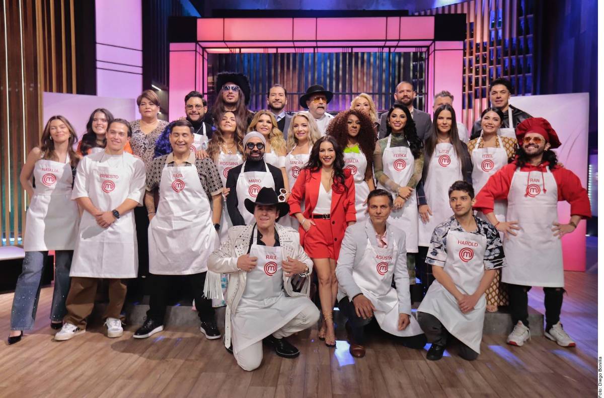 Imagen de los 20 actores, presentadores, cantantes y influencer que formarán parte de “MasterChef Celebrity”.