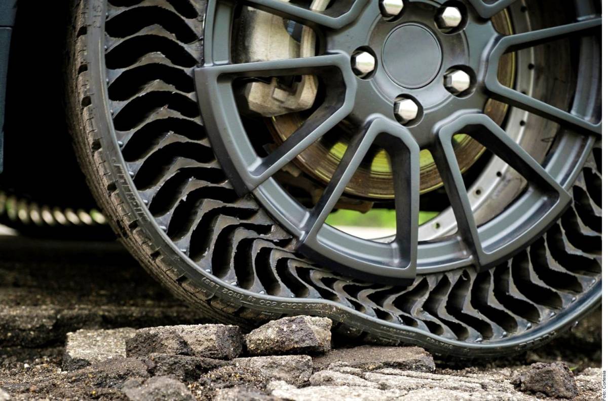 Neumáticos sin aire, una realidad para el 2024