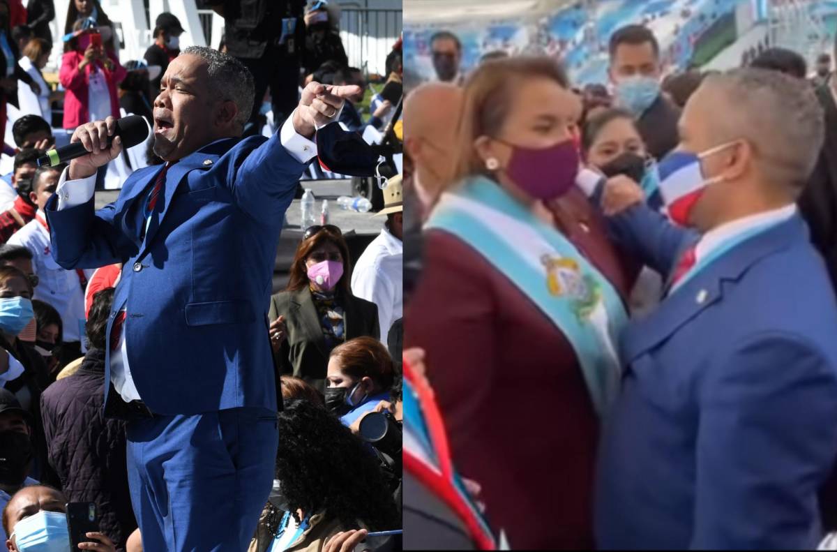 VIDEO: “El Torito” abraza y felicita a la presidenta Xiomara Castro