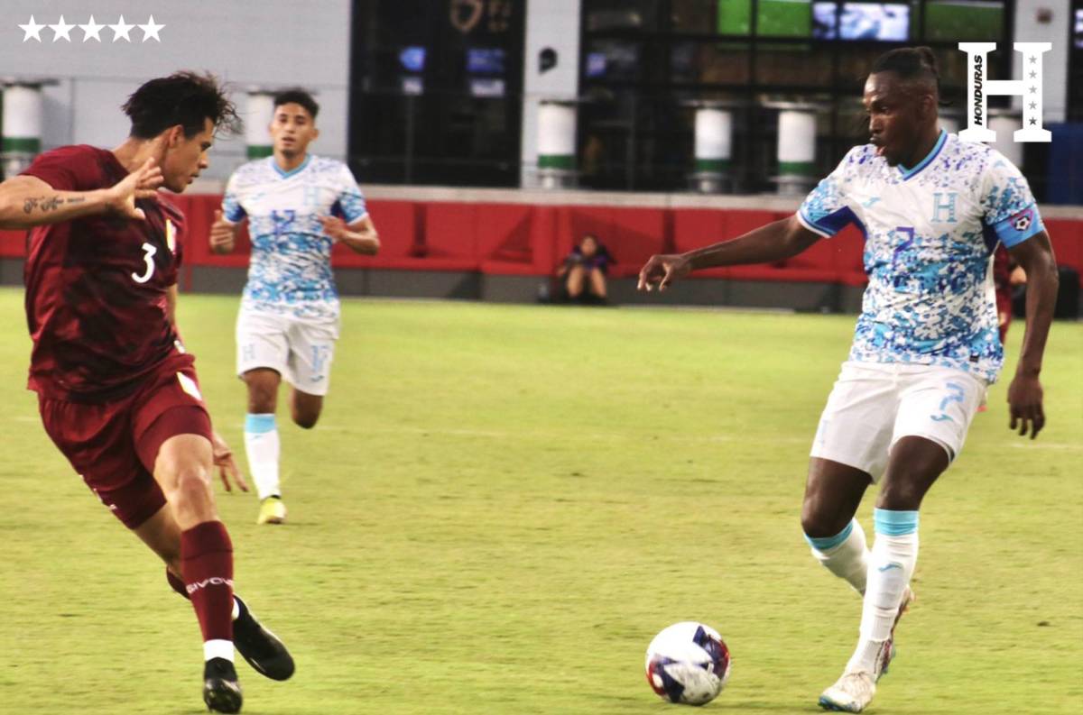 Honduras cae ante Venezuela en ensayo de cara a la Copa Oro
