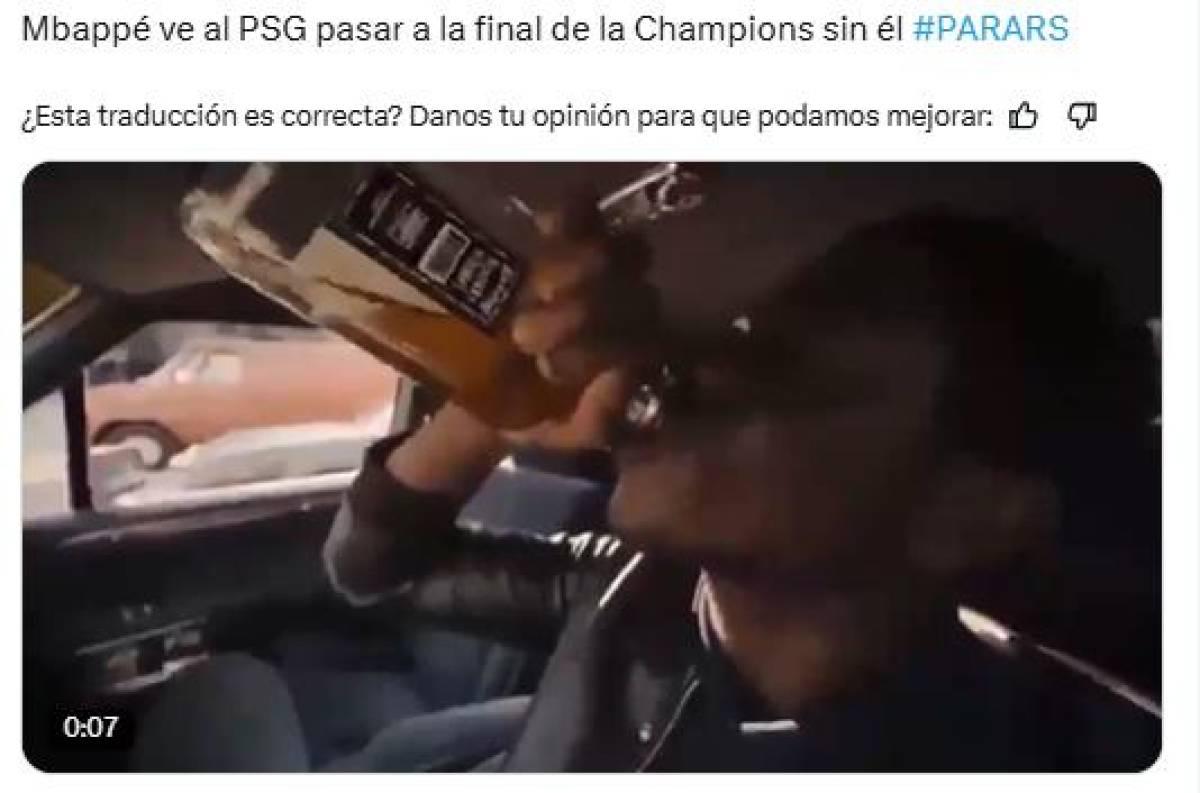 Memes humillan a Mbappé: burlas tras pase del PSG a la gran final de Champions