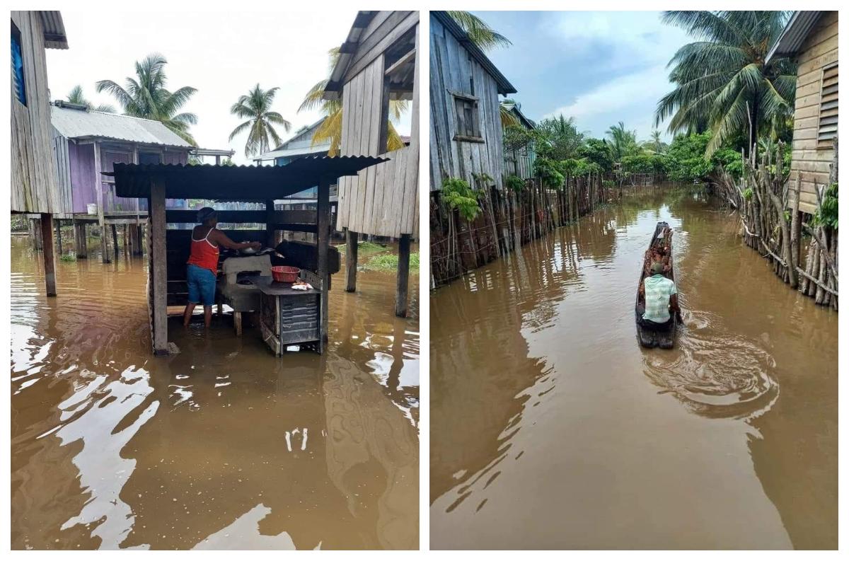 Ríos del litoral atlántico han comenzado a inundar colonias bajas