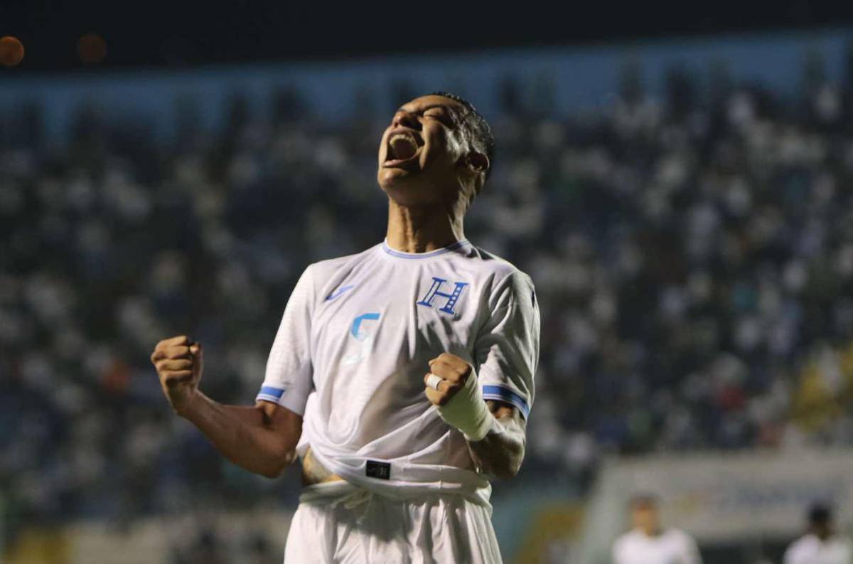 Kervin Arriaga gritó a todo pulmón su golazo en el Honduras vs Trinidad y Tobago.