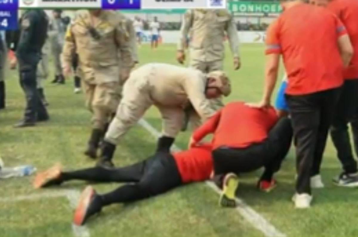 Miembro del cuerpo técnico del Olimpia sufre agresión en la Gran Final