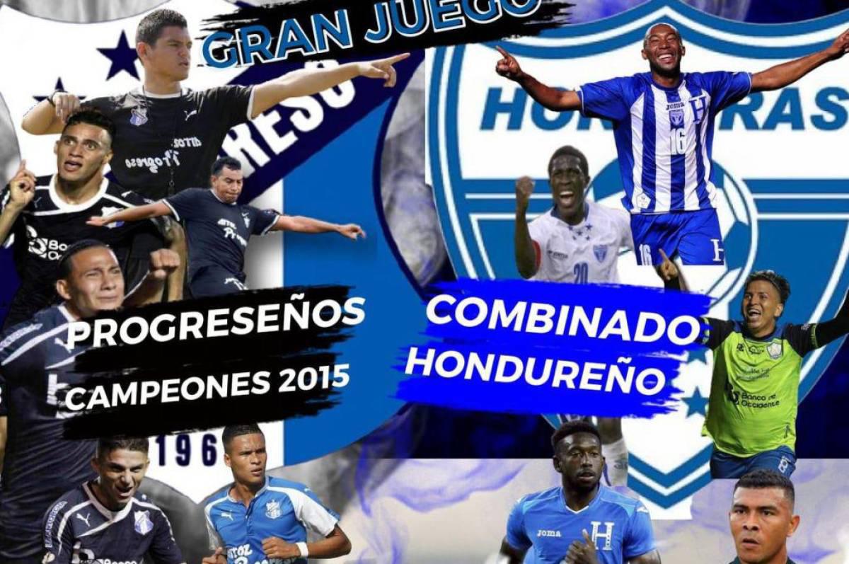 Progreseños campeones del 2015 jugarán amistoso ante Combinado hondureño