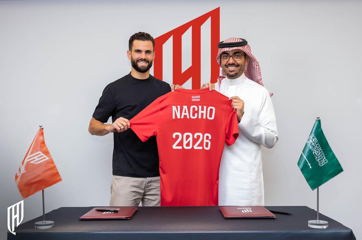Nacho firmó por dos temporadas con el Al Qadisiyah.