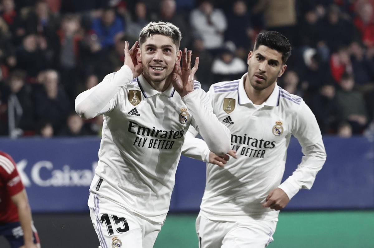 Valverde y Asensio marcaron los goles que le dieron la victoria al Real Madrid.