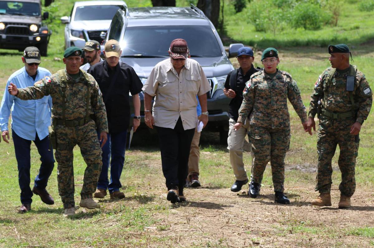 Mulino visitó la semana pasada un albergue para migrantes de Lajas Blancas, en Darién (Panamá).