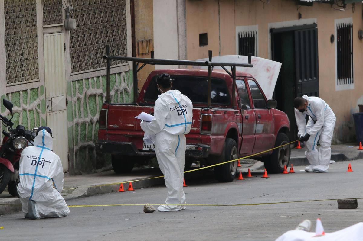 Identifican a víctimas de tiroteo en colonia Las Torres de Comayagüela