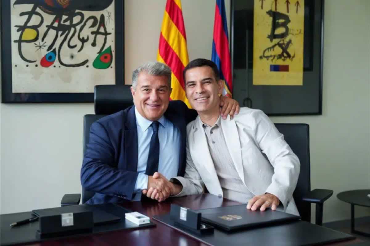 Joan Laporta tiene mucha confianza en Rafa Márquez por el trabajo que ha hecho en el filial del Barcelona.
