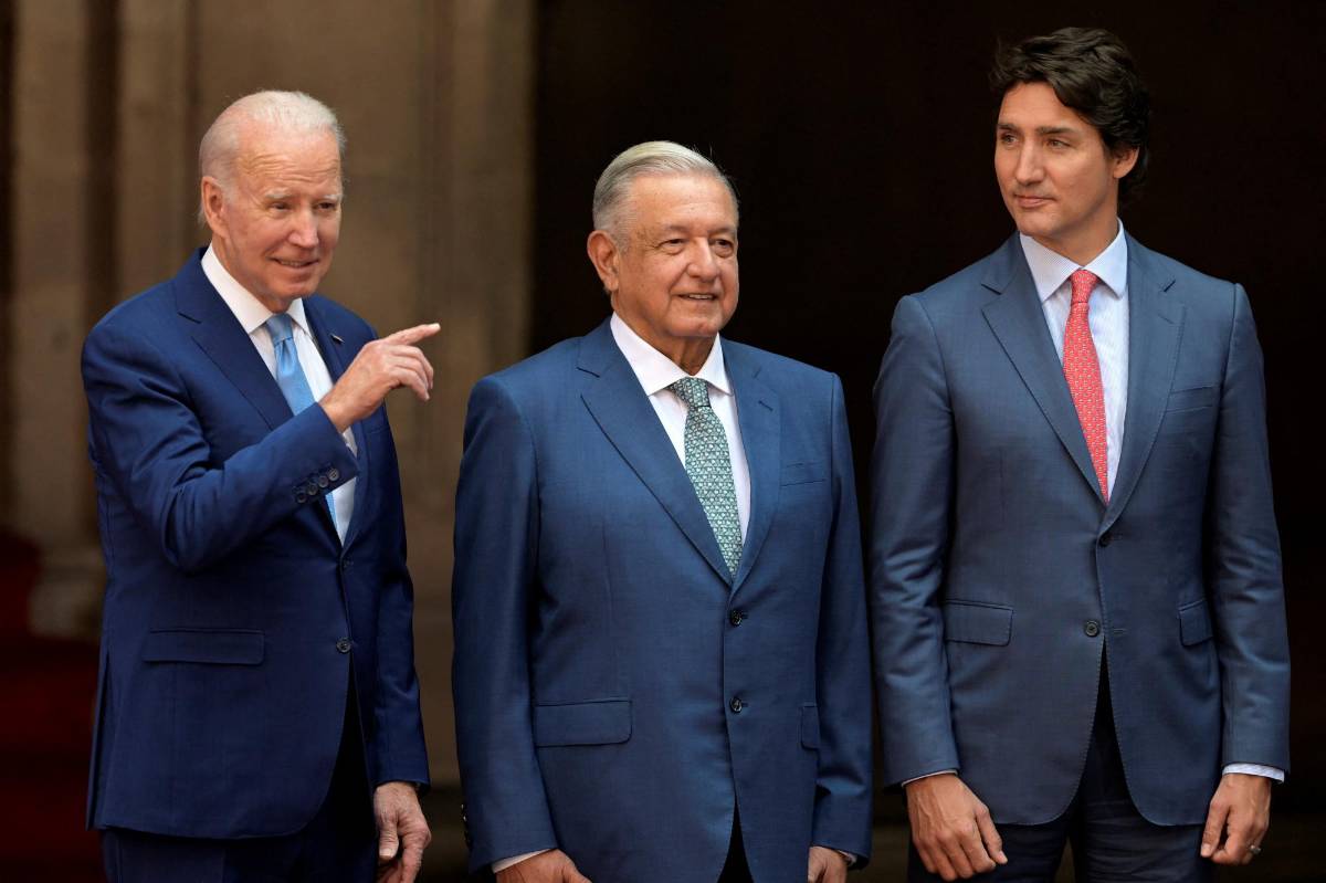 Biden, Trudeau y López Obrador arrancan cumbre trilateral en México