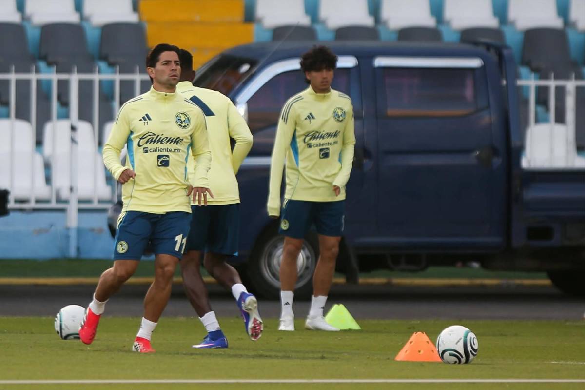 América entrenó en el Nacional: con exBarcelona y duda antes de jugar vs Olimpia