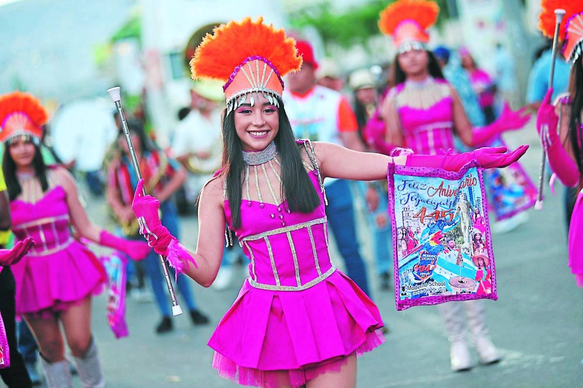 Tegucigalpa celebró 445 aniversario con una gran fiesta