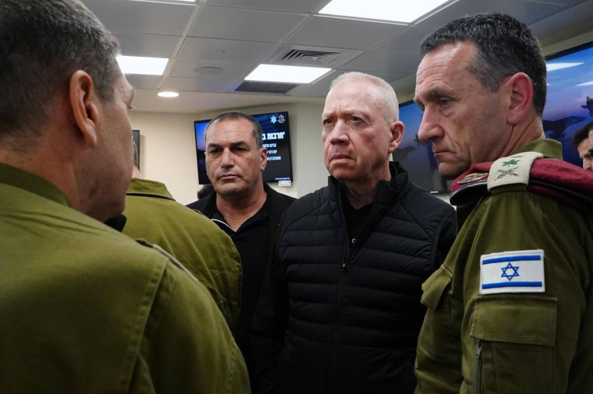 Ministerio de Defensa israelí de la reunión de emergencia del Gabinete de Guerra de Israel.