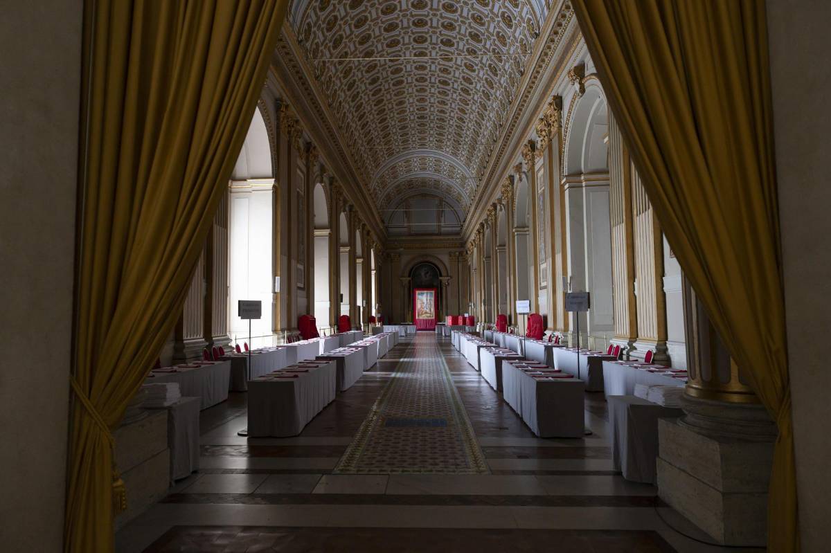 Así luce la Capilla Sixtina, donde los cardenales votarán ante el Juicio Final