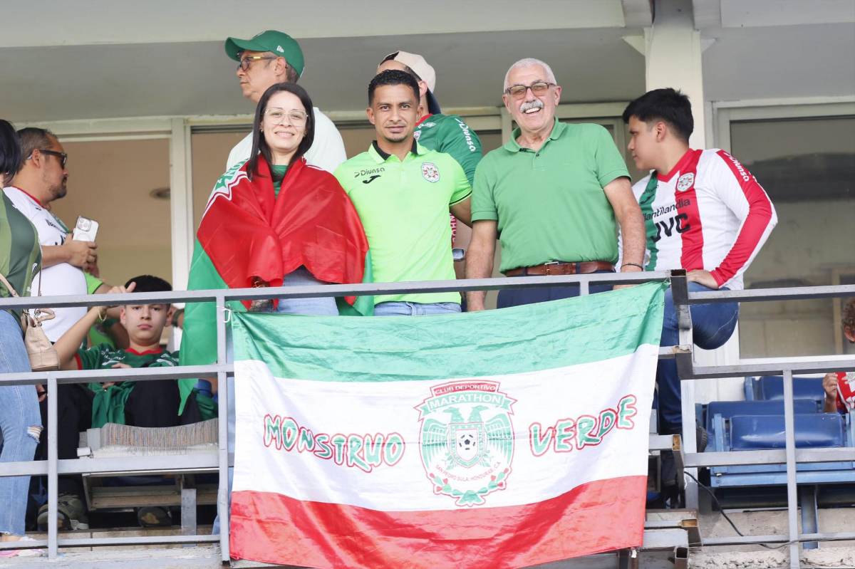 Manuel Keosseián, exentrenador del Marathón y Olimpia, presente en el estadio Nacional apoyando al monstruo verde.