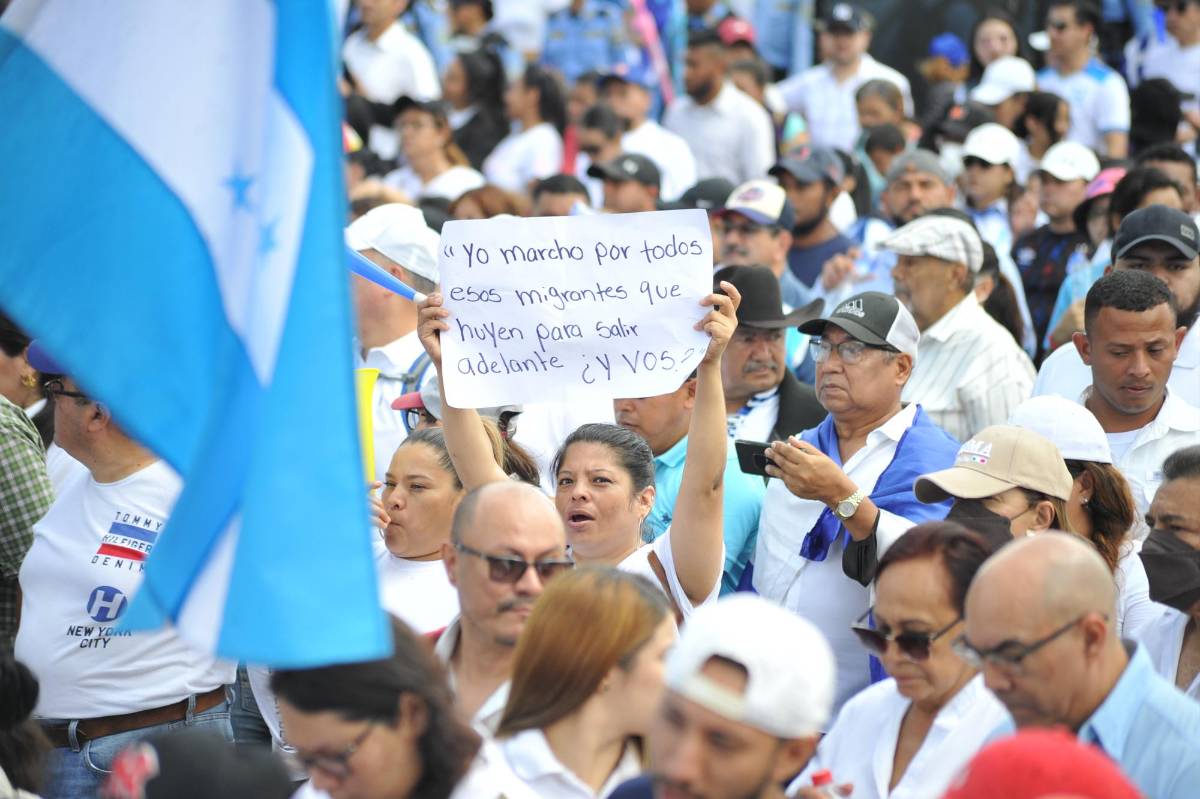 “Yo marcho porque no quiero que mi país sea otra Venezuela”