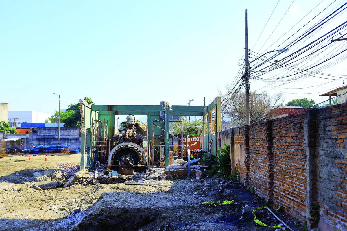 Construyen una subestación eléctrica en el centro de San Pedro Sula