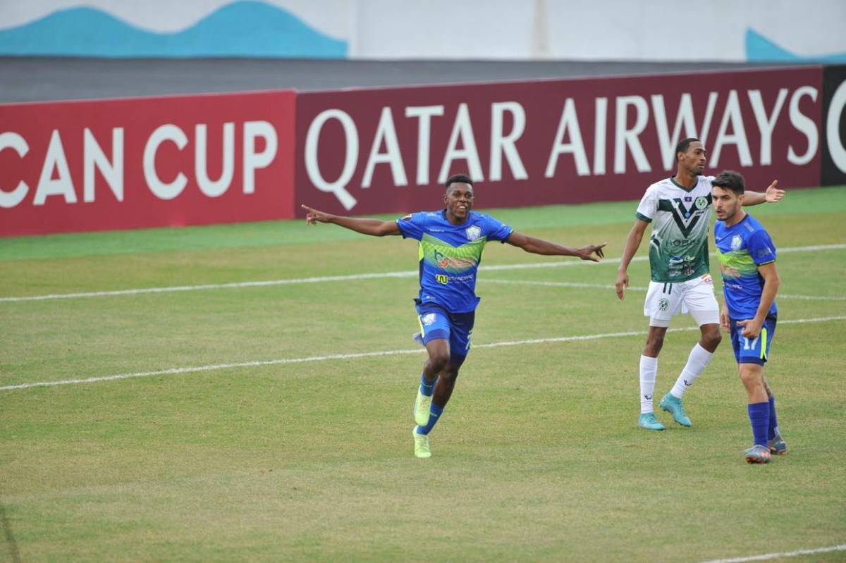 Muma Fernández anotó el primer gol del Olancho FC en la Copa Centroamericana 2023.
