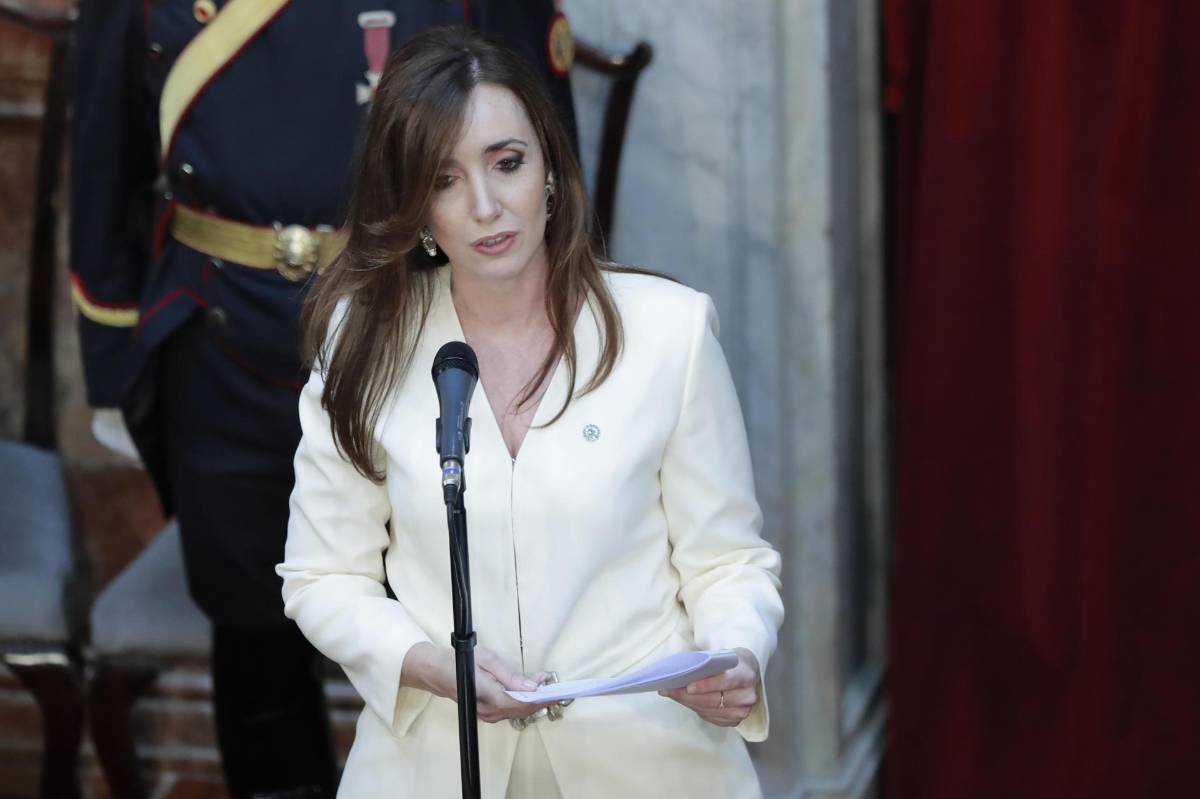 La vicepresidenta de Argentina, Victoria Villarruel.