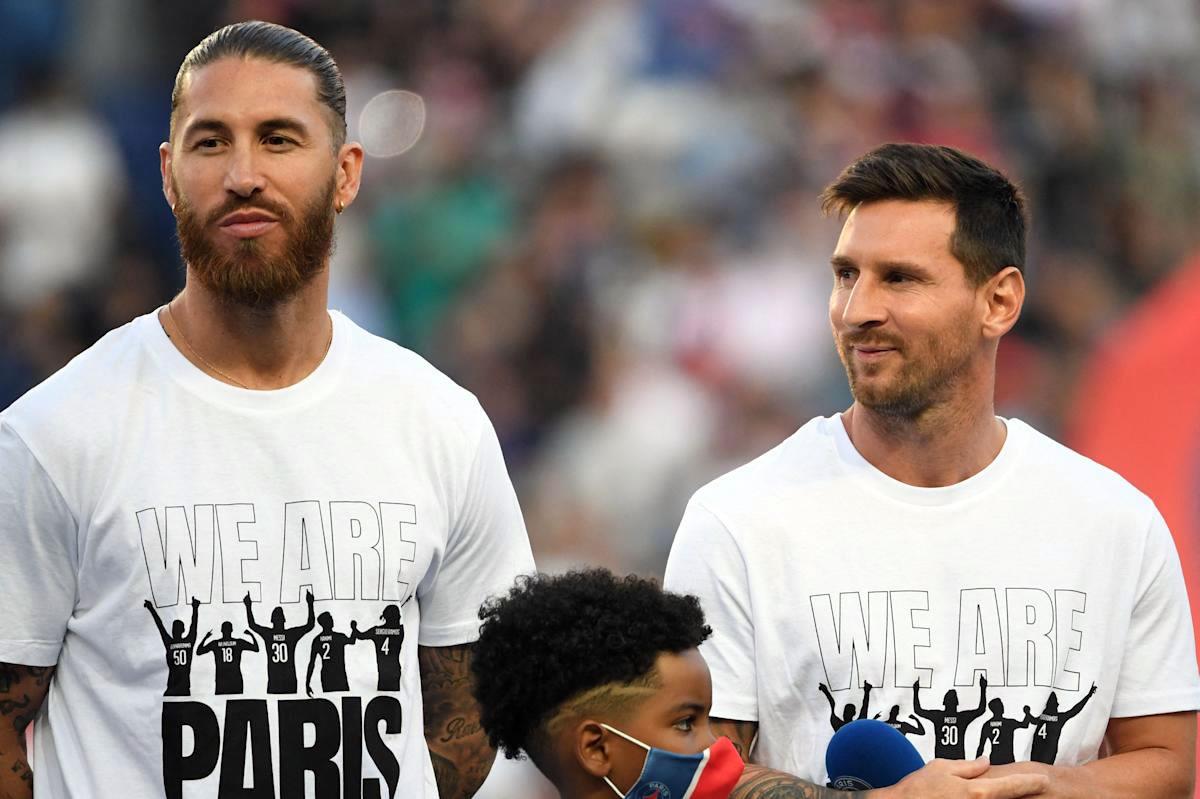 Sergio Ramos ahora es compañero de Lionel Messi en el PSG.