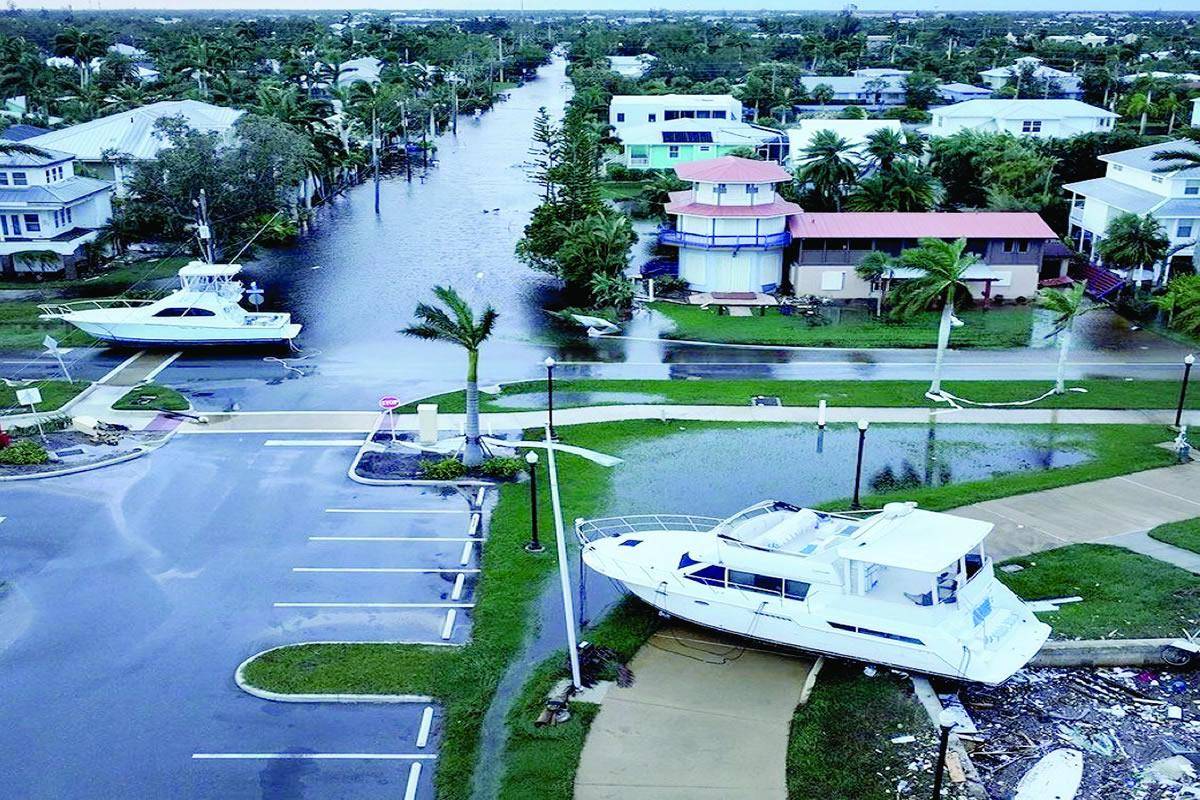 $!Al menos 15 condados del oeste de Florida son los afectados directos por el paso del quinto ciclón que golpea a EE UU este año.