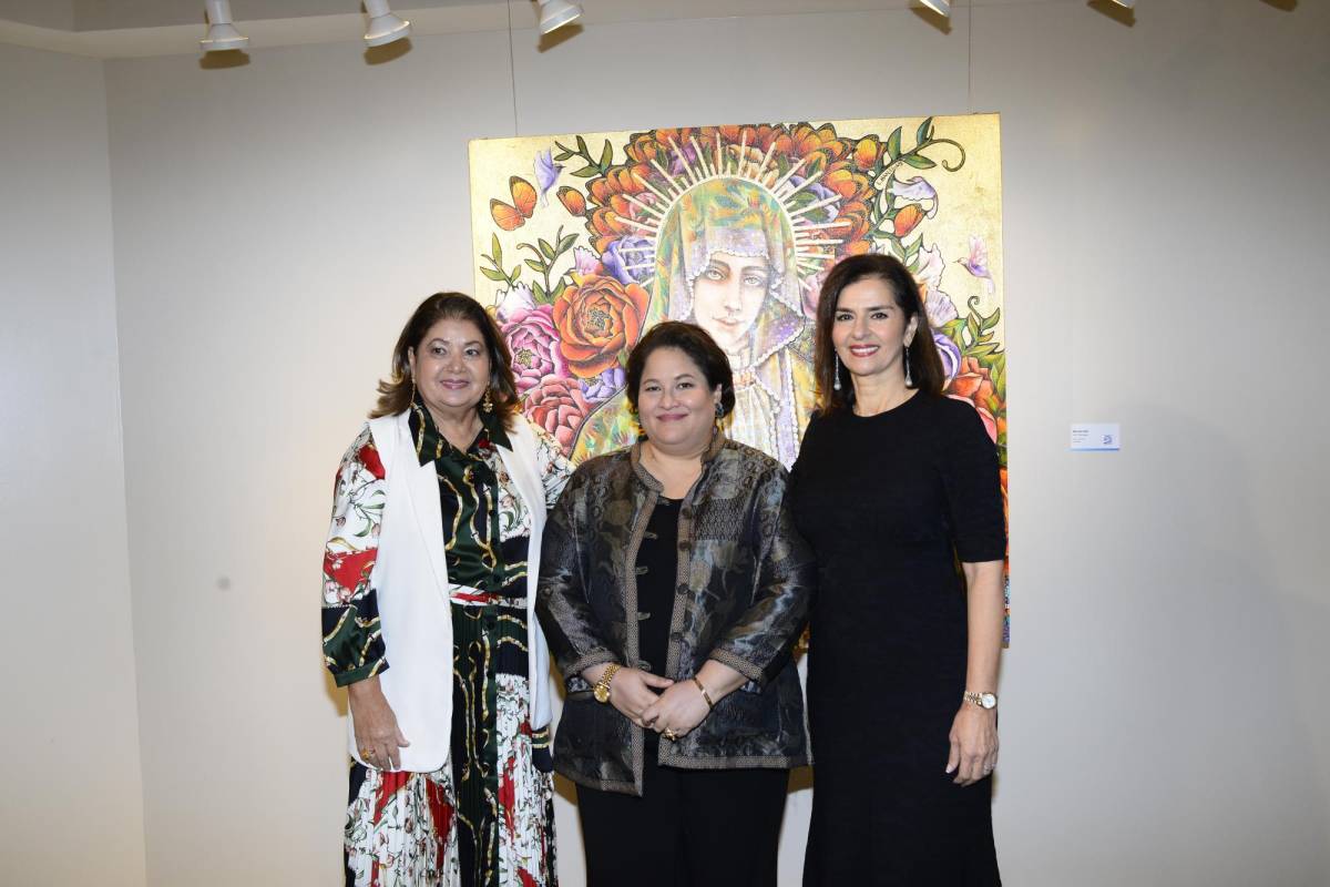 Tres artistas nacionales exponen sus pinturas en SPS