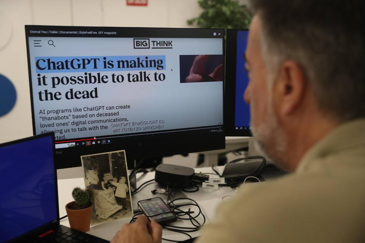 IA para hablar con los muertos, una aplicación llena de interrogantes