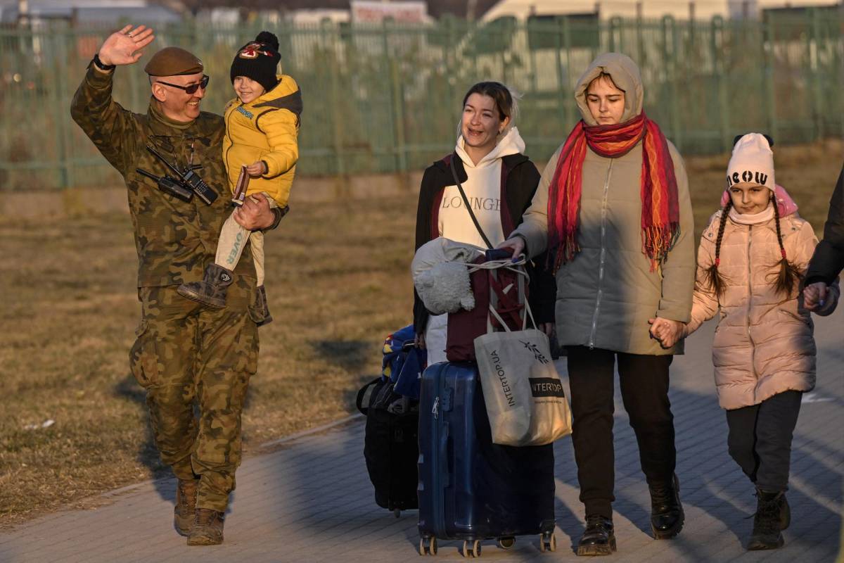 Polonia, Hungría y Eslovaquia son los países que han recibido el mayor número de refugiados ucranianos.