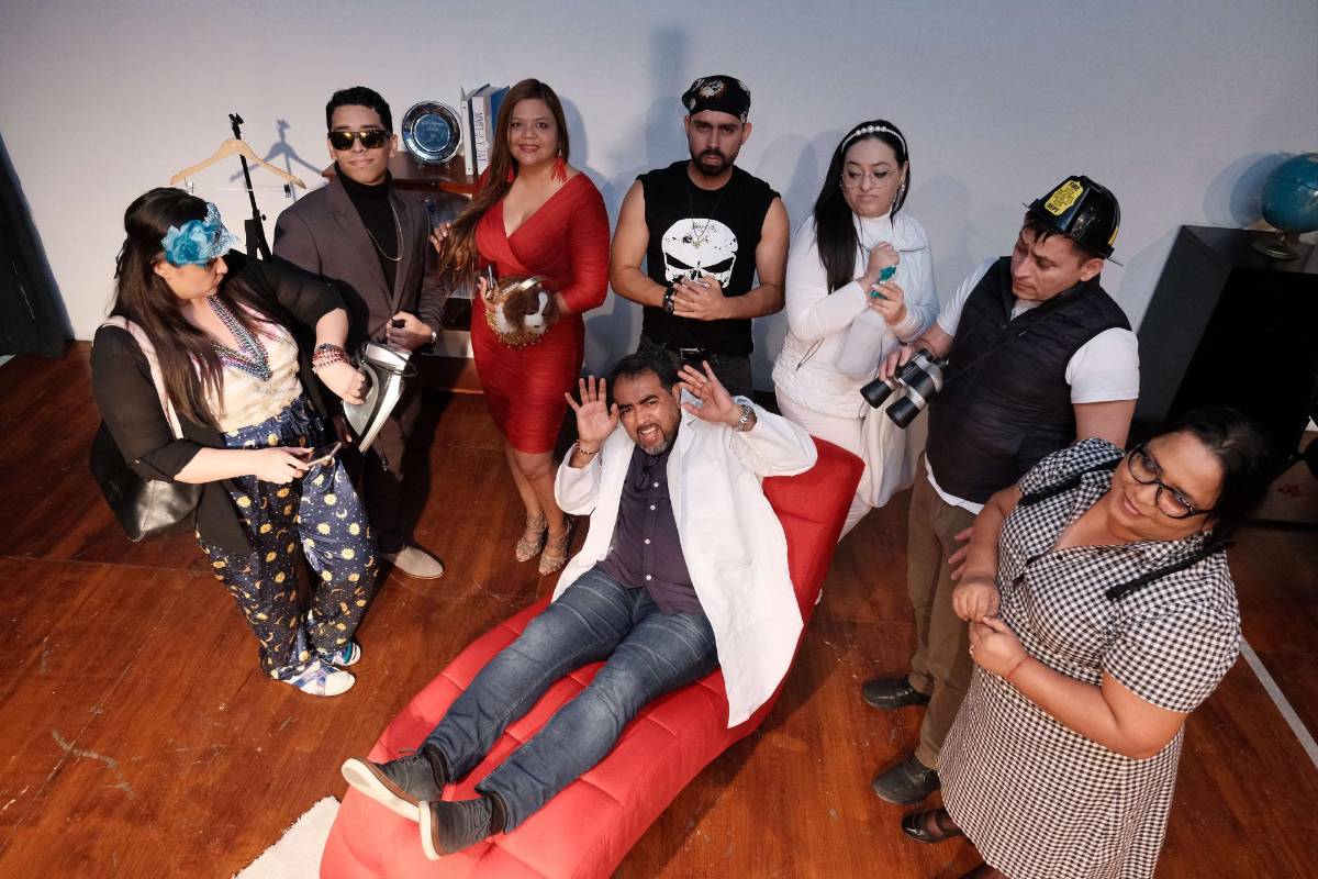 Grupo teatral Los Zorzales.