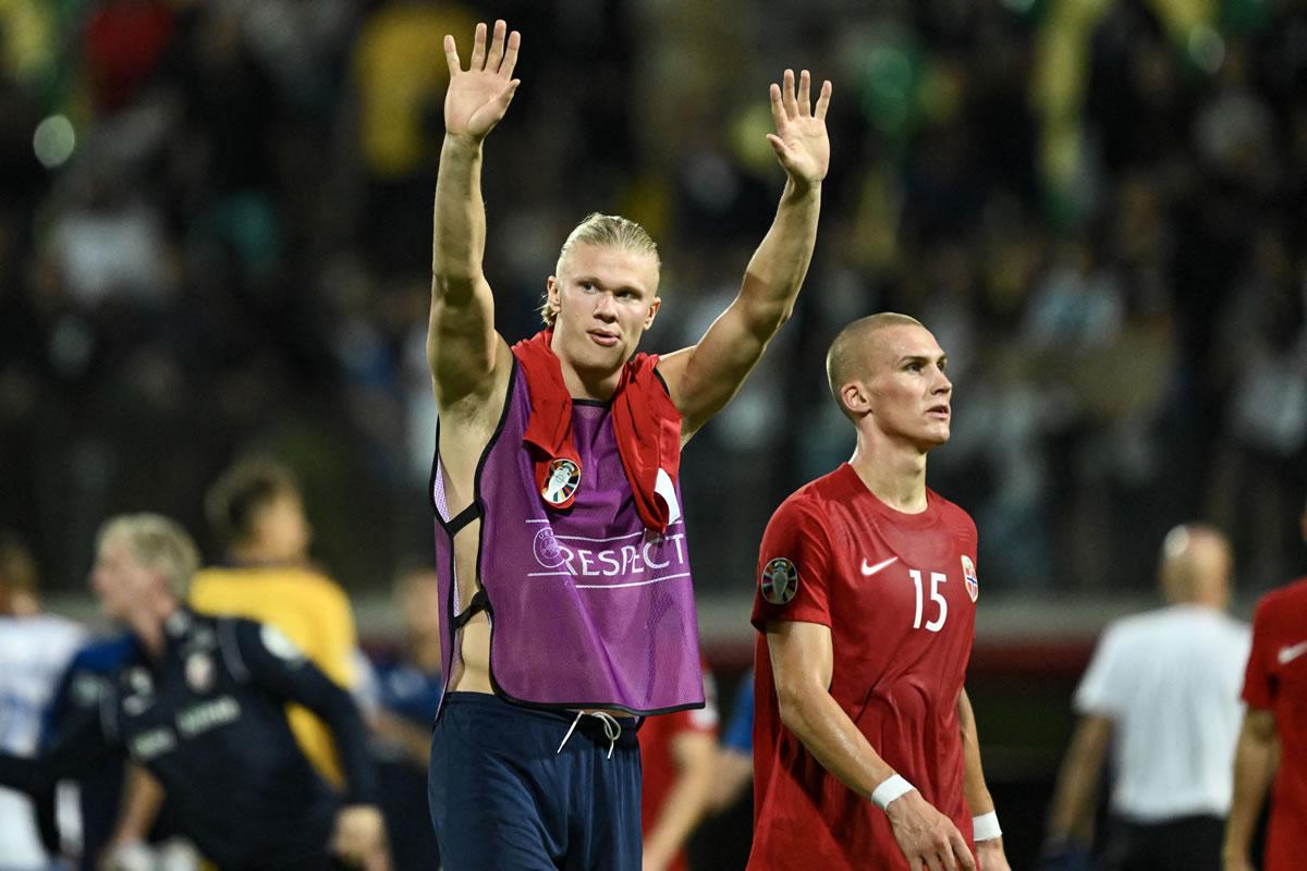 El delantero noruego jugó 77 minutos en Chipre.