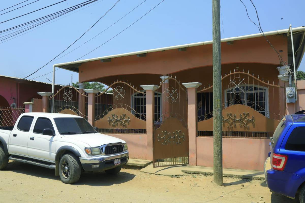 La casa de Maynor Suazo en Azacualpa, Santa Bárbara.