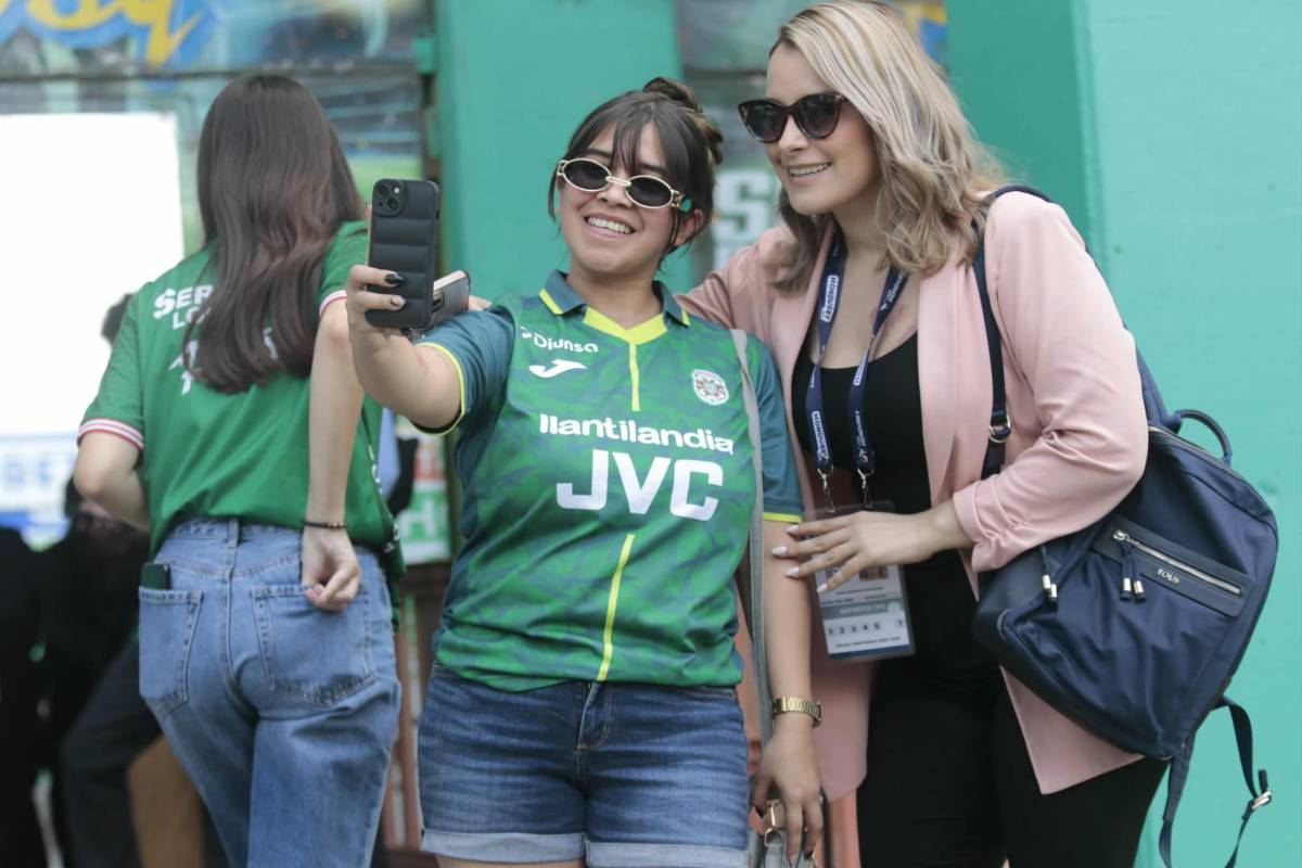 Esposa de futbolista y argentina enamoran: las bellezas en el Marathón-Olimpia