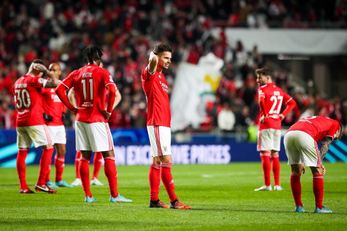 El Benfica fue claramente superado por el Liverpool. Foto EFE.
