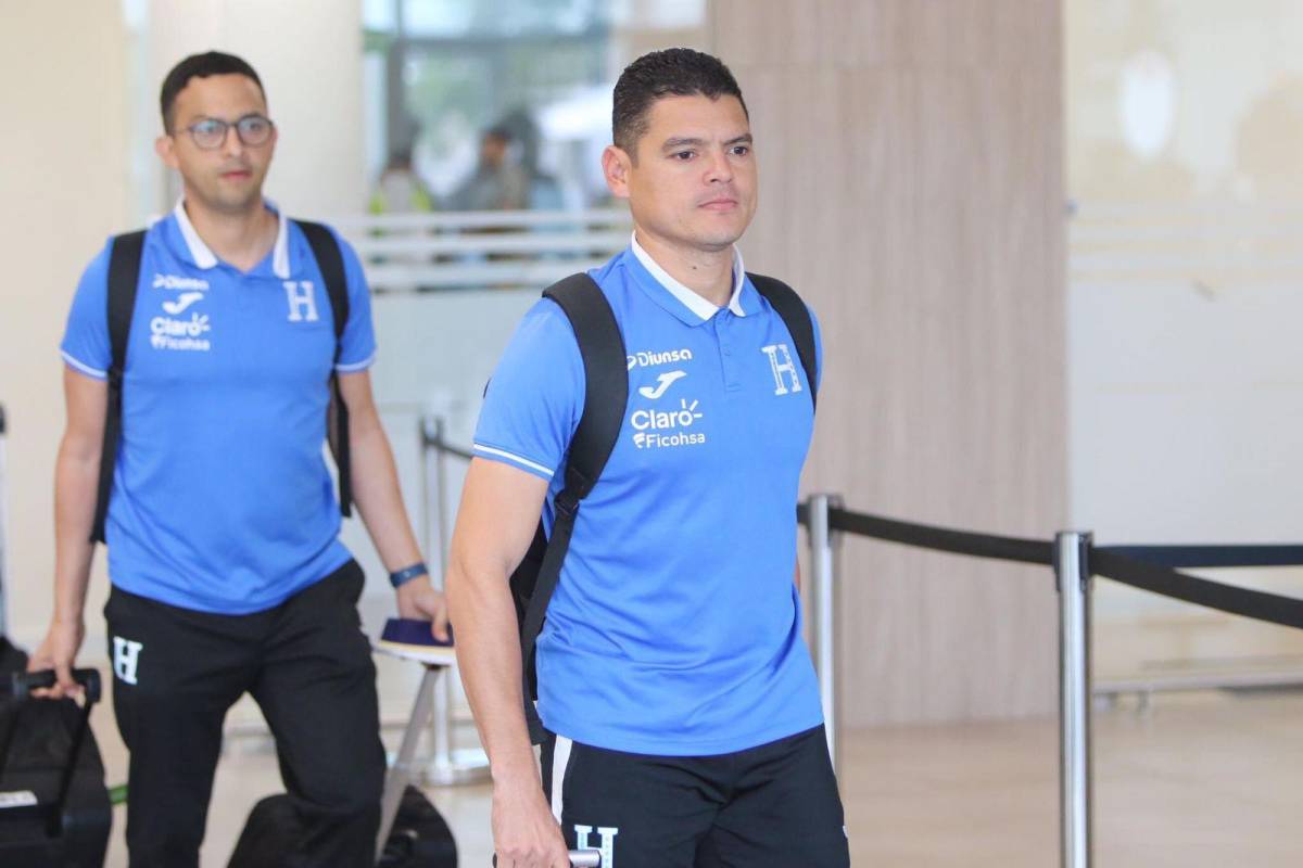 Luis Alvarado en su llegada a Honduras.