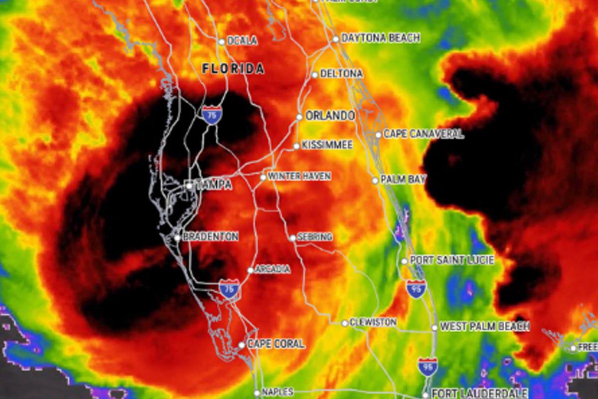 Huracán Milton toca tierra en Florida con categoría 3
