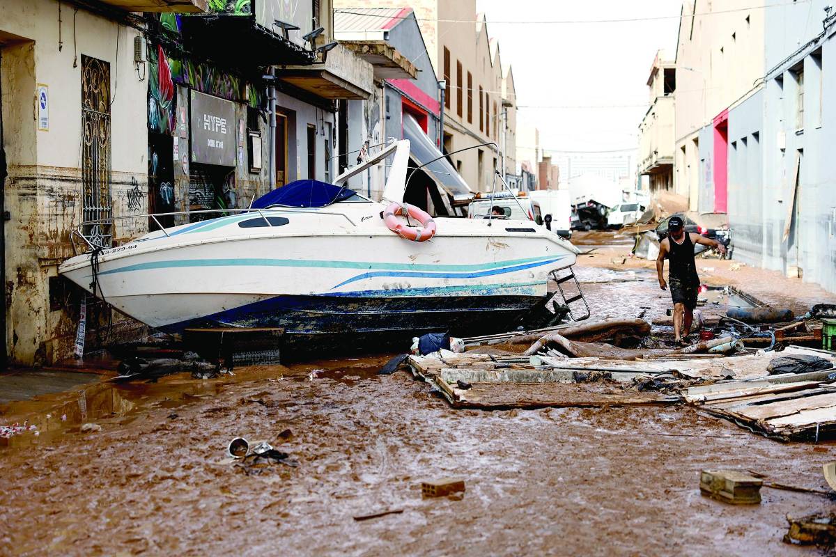 “Fue muy duro ver a las personas arrastradas por las corrientes”