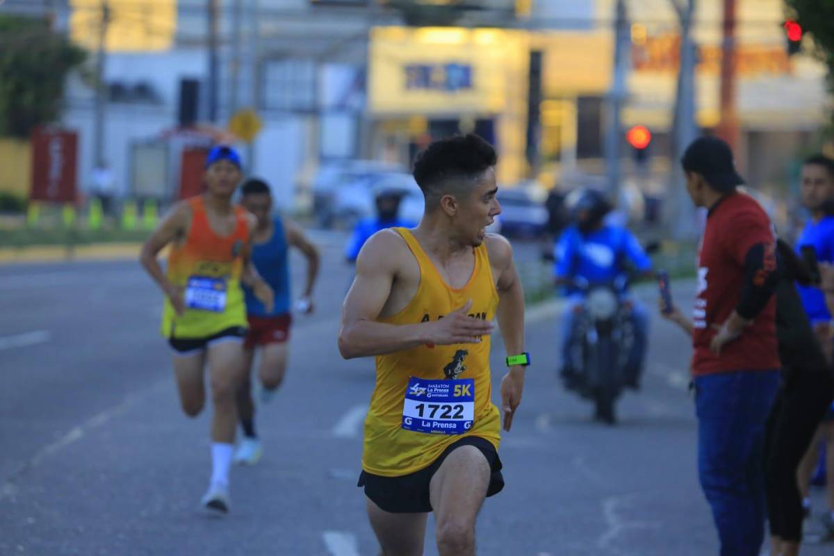 Maratón LA PRENSA: Vendedor de pan de Siguatepeque se impuso en los 5km