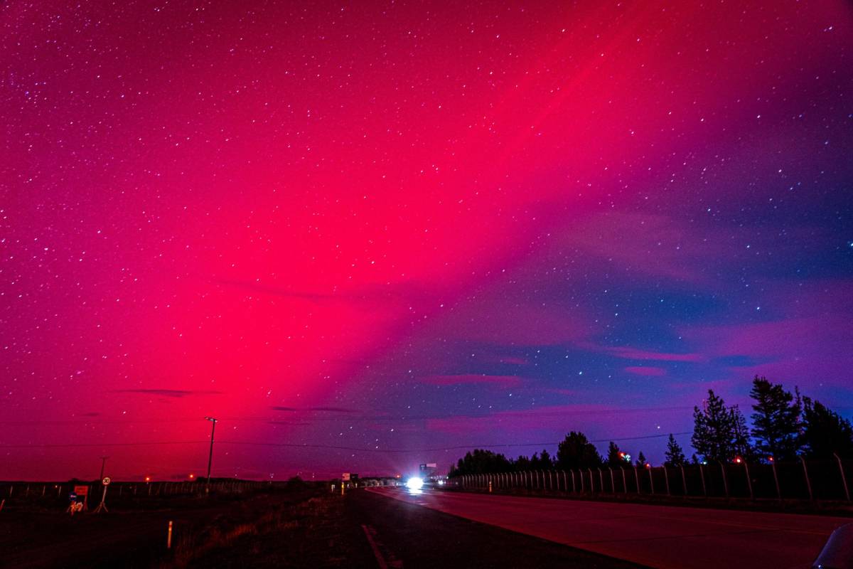 Las espectaculares auroras boreales fueron captadas en gran parte del mundo.