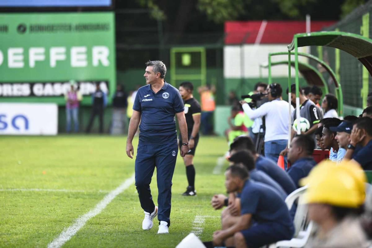 Diego Vázquez y Motagua dejaron en el camino a Marathón tras eliminarlos en las semfinales del Apertura 2023.