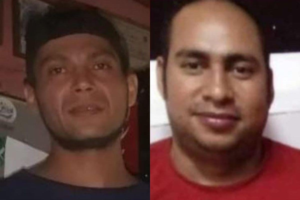 Foto en vida de Óscar Armando Velásquez y Yojan Ariel Matamoros Colindres.