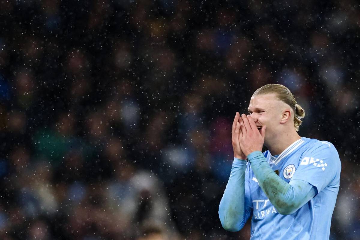 Erling Haaland se quedó sin marcar ante el Newcastle en la FA Cup.