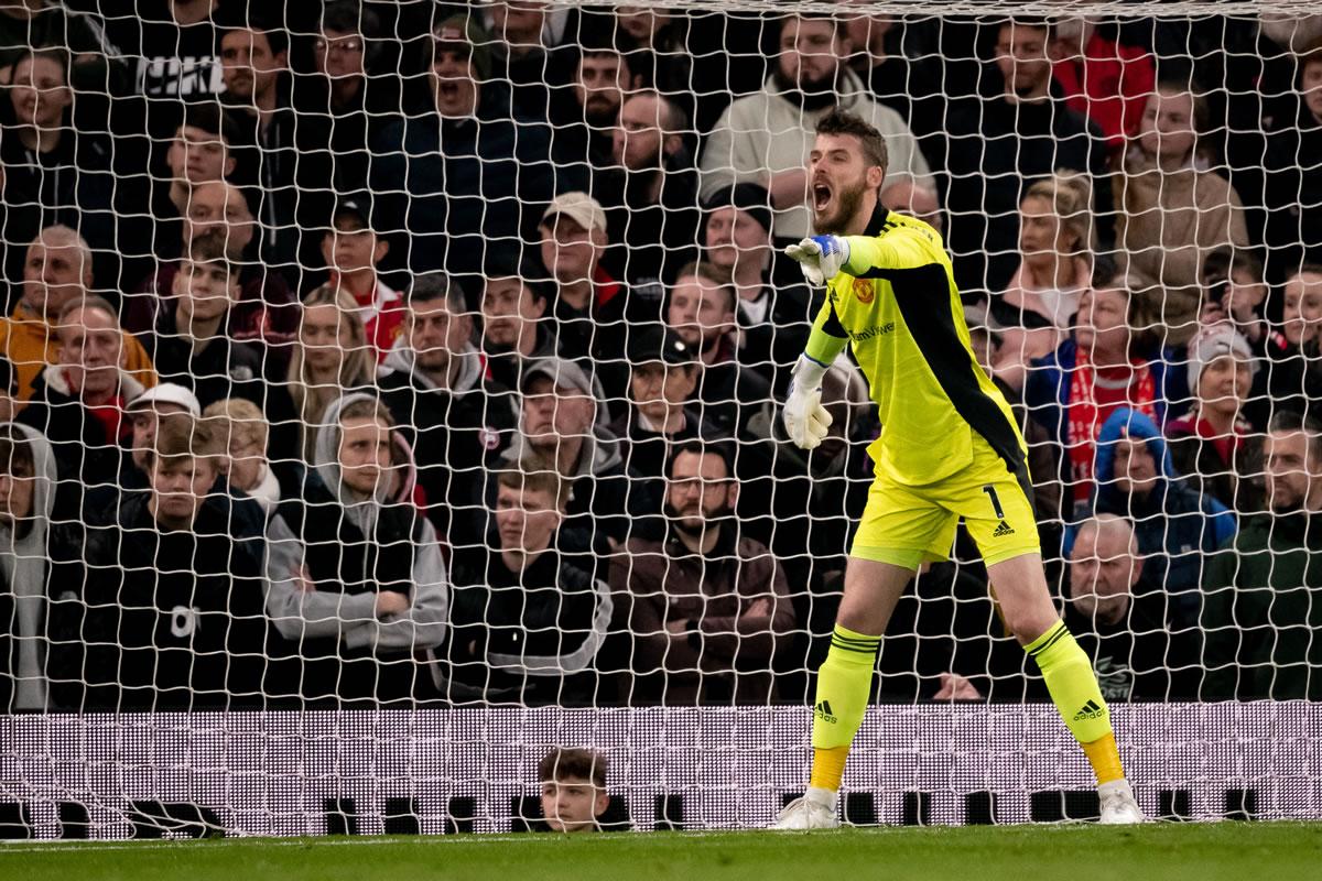 David De Gea fue pieza fundamental para evitar la derrota del Manchester United.